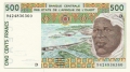 West African States 500 Francs, (1998)
